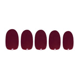 Glamnetic Press-On Nails, Berry Maroon