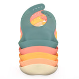Coconut White Silicone Bib