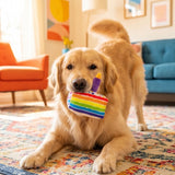 Haute Diggity Dog Birthday Cake Slice Squeaker Dog Toy