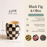 PADDYWAX Checkmate Black Fig & Olive Candle, 11oz.