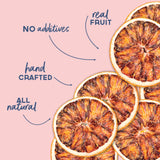 Dehydrated Blood Oranges, Dried Fruit Garnish