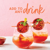 Dehydrated Blood Oranges, Dried Fruit Garnish