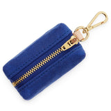 Ocean Blue Waxed Canvas Poop Bag Dispenser