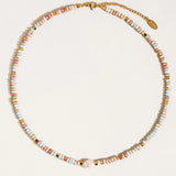 Boho Beaded Pearl Necklace