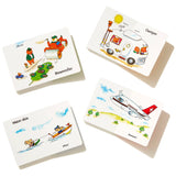 Richard Scarry's Books on the Go! Set of 4 Vehicle Board Books