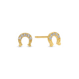 Splendid Iris Cowgirl & CZ Stud Earrings, Set of 3