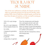 Botanical Cocktail Deck Recipe Cards