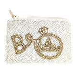 'Bride' Beaded Coin Purse
