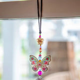 Butterfly Sun Catcher Car Charm