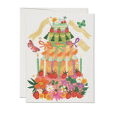 Whimsical Cake, Birthday Card