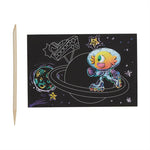 Mini Scratch & Scribble Art Kit, Wacky Universe