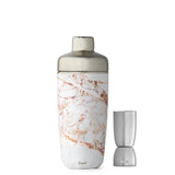 S'well 18oz. Shaker Set with Jigger, Calacatta Gold