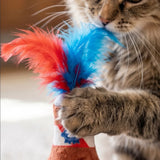 Haute Diggity Dog Cats Blue Ribbon Beer Cat Toys, Set of 2
