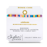 Celebrate, Skylar Paige Morse Code Bracelet