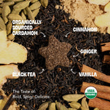 Chai Spice Tea Box, 10 Organic Bagless Tea Drops