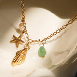 Pearl & Shell Charm Necklace