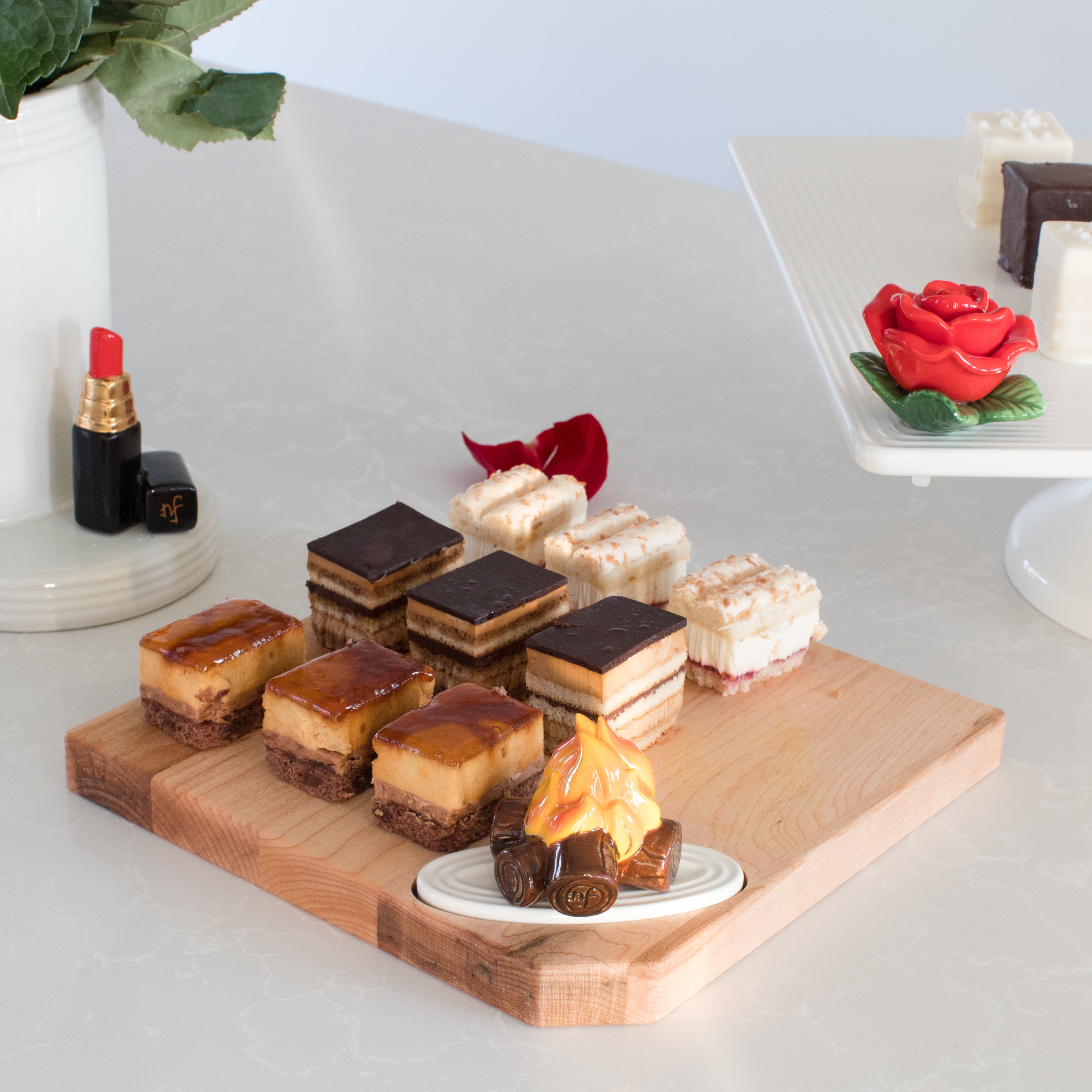 Nora Fleming Maple Cheese Board