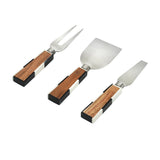 Black & White Checkered Cheese Tools, Set of 3