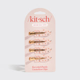 KITSCH Cherry Print Creaseless Hair Clips, Set of 4