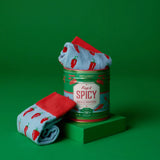 Chilli Peppers Socks in a Can