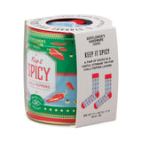 Chilli Peppers Socks in a Can