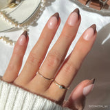 Glamnetic Press-On Nails, Chocolat