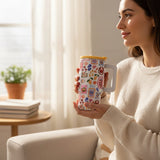 Ciao Bella Coastal Print Flip Straw Tumbler, 20oz.