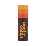Poppy & Pout Lip Balm, Retro Surf Citrus Sunrise