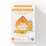 Citrus Ginger Tea Box, 10 Organic Bagless Tea Drops