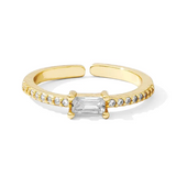 Clear CZ Pavé Ring