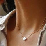 Freshwater Pearl Clover Necklace
