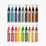 OOLY Color Together Triangular Crayons (Easy Grip), Set of 18