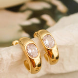 CZ Hoop Earrings