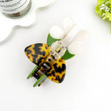 Tortoise Shell Daisy Claw Hair Clip