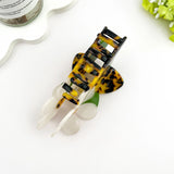 Tortoise Shell Daisy Claw Hair Clip