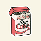 Diet Coke (Fridge Cig) Vinyl Sticker