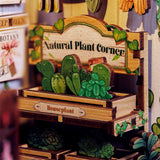 DIY Miniature House Kit: Green Life Bookshop