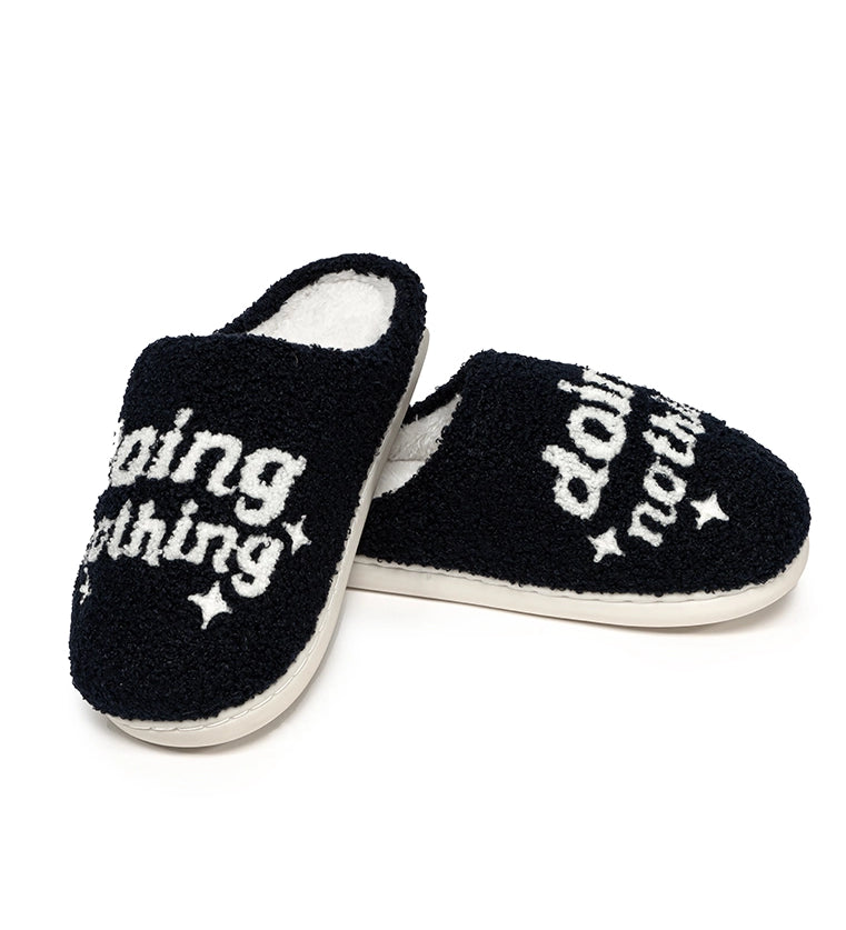 'Doing Nothing' Indoor / Outdoor Women's Cozy Slippers