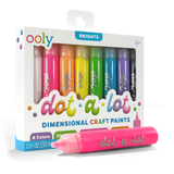 Dot-A-Lot Dimensional Craft Paint, Set of 8