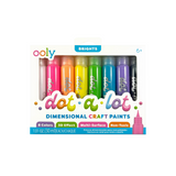 Dot-A-Lot Dimensional Craft Paint, Set of 8