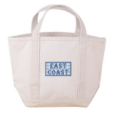 Small Canvas Tote Bag with East Coast Patch