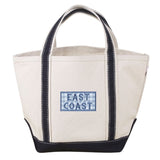 Small Canvas Tote Bag with East Coast Patch