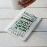 Best Espresso Martinis In Town Guest Check Acrylic Coaster