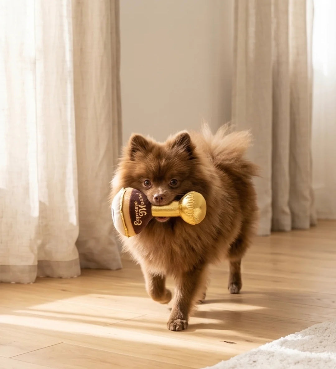 Haute Diggity Dog Espresso Muttini Dog Toy