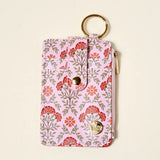 The Darling Effect Everbloom Dusty Rose Keychain Wallet