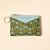 The Darling Effect Everbloom Forest Green Luxe Pocket Wallet