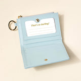 The Darling Effect Everbloom Forest Green Luxe Pocket Wallet