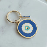 Evil Eye Enamel Keychain