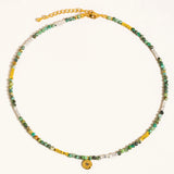 Evil Eye Beaded Necklace