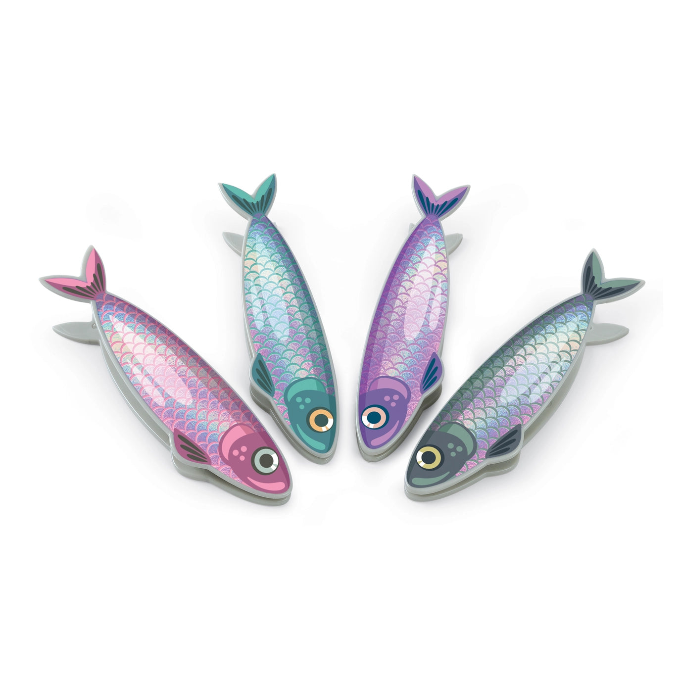 Fish 'n Clips Sardine Bag Clips, Set of 4